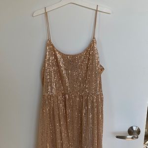 NWT Babydoll Sequin Dress